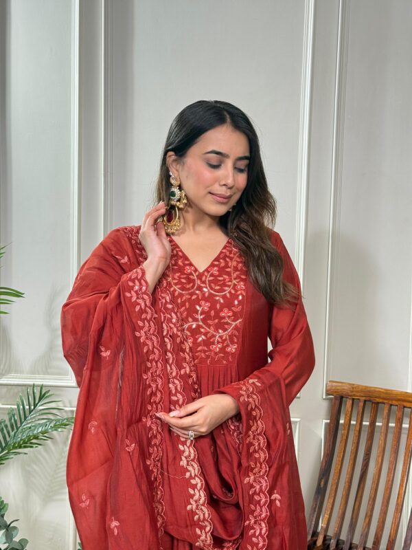 chanderi suits