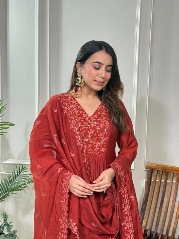 chanderi suits