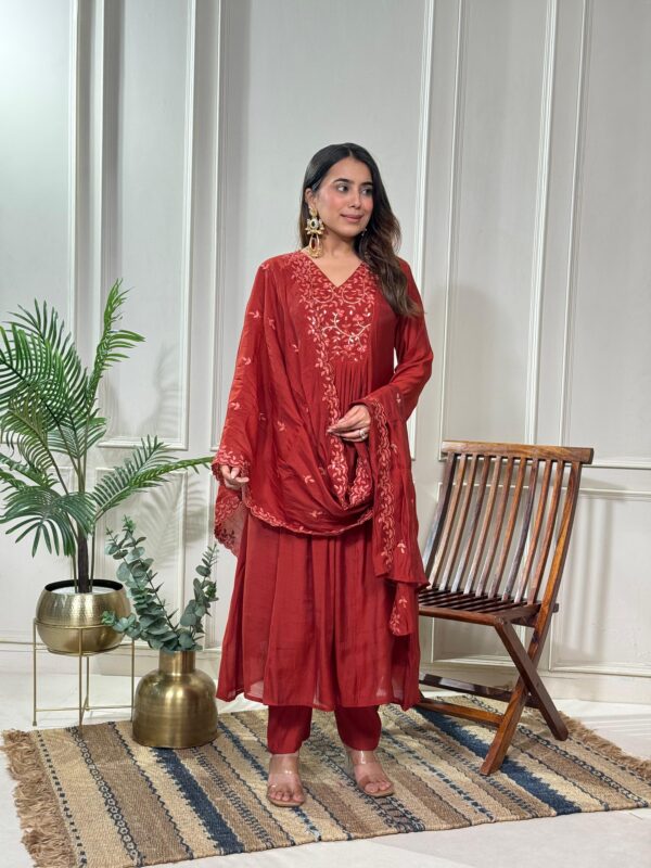 chanderi suits
